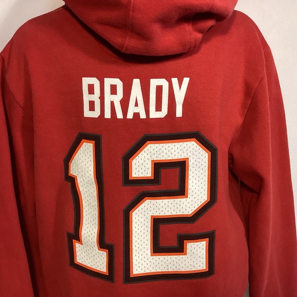 Tampa Bay Buccaneers Tom Brady Super Bowl LIX Hoodie women’s Size Medium - Picture 5 of 9